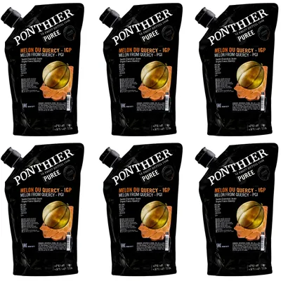 Produktbild von Ponthier MELONEN PÜREE Melon-du-Quercy-Frucht-Püree 6x 1KG