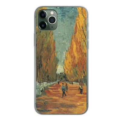 Produktbild von MuchoWow® Handyhülle Schutzhülle Hülle für iPhone 11 Pro Max Elysische Felder - Vincent van Gogh Silikon Softcase Handy Hülle - Schutz