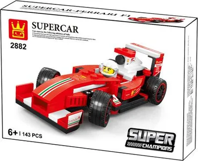Produktbild von Wange Supercar-Bausatz, Formel-1-kompatibel, 143 Teile