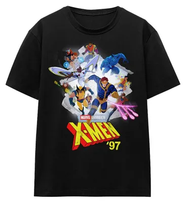 Image de T-shirt pour femmes X-Men 97, modèle "Mutant", référence TV38944 (taille XXL), couleur noire