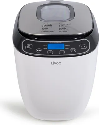 Obrázek produktu pro LIVOO pekárna chleba Pečení chleba Funkce udržování teploty 550W DOP218