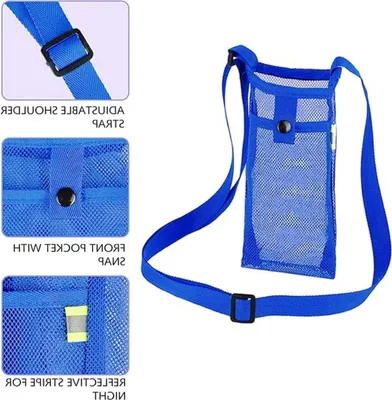 Tragbare Wasserflasche Tasche mit verstellbarem Schultergurt - Ideal zum Wandern, Reisen und Campen, leicht und langlebig