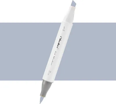 Obrázek produktu pro Lihová fixa OHUHU oboustranná Brush & Chisel, CG04 Cool Grey 4
