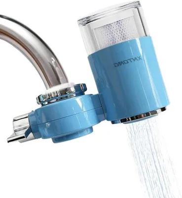 Produktbild von Famanu Wasserfilter mit Aktivkohlefasern für die Küche - Reduziert Blei, Chlor, Sand und Schwermetalle