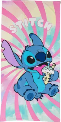 Produktbild von Disney Lilo und Stitch Mikrofaser Strandtuch Badetuch XL 70x140 cm