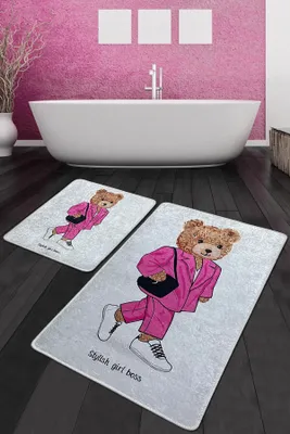 Imagen del producto de Mijolnir, modelo CHL2537, alfombra de baño, 700 gr/m², 100% poliéster