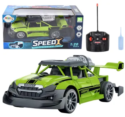 Immagine prodotto di Auto Rc telecomandata 1:20 Luci Effetto fumo Verde