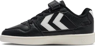 Produktbild von Hummel St Power Play JR Kinder Sneaker Sportschuhe Schuhe schwarz/weiss 229839-2267, Schuhgröße:35 EU