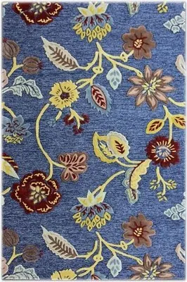 Zdjęcie produktu dla Flowers 1510 blue (153x244 cm)