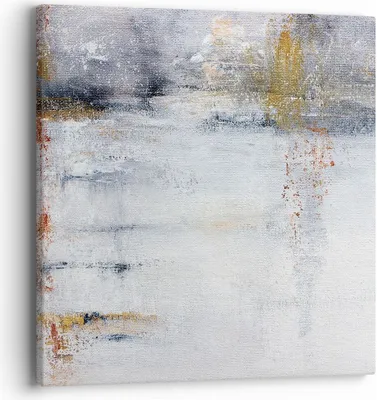 Produktbild von Bild auf Leinwand - Leinwandbild - Einteilig - Abstraktion weiß verschwommen - 40x40cm - Wand Bild - Wanddeko - Wandbilder - Leinwanddruck - Bilder - Wanddekoration - Leinwand bilder - AC40x40-4535