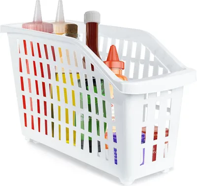 Produktbild von Behälter auf Rädern Korb Aufbewahrungsbox Organizer Schmal 13L