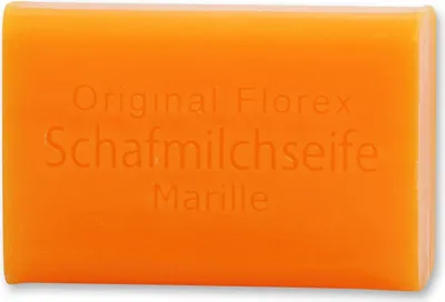Produktbild von Florex Schafmilchseife Seife Eckig Marille Seifenstück Naturprodukte 100g