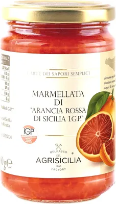 Produktbild von Agrisicilia - Marmelade Rote Orange Sizilien IGP - 100 Prozent italienische Früchte - 6 x 360 g