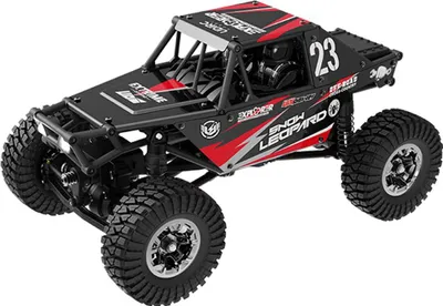 Produktbild von UDIRC UCX2405 PRO RTR 1/24 2,4G 4WD RC-Auto, Rock Crawler, Schneeleopard RC-Offroad-Truck mit LED-Licht, Schwarz Bürstenlose Version