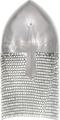 Obrázek produktu pro vidaXL Rytířská helma Antique Replica LARP Silver Steel