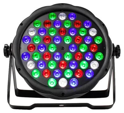 Productafbeelding van LED-parlampen, RGBW-lichteffecten, DMX-besturing, 8 stuks, 54x3W