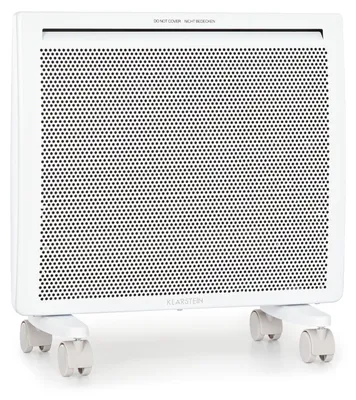 Image de Klarstein Radiateur Electrique à Faible Consommation d'Energie, 1000W Chauffage Electrique Infrarouge avec Thermostat, Détection Fenêtres Ouvertes, Chauffage d'Appoint Portable, Radiateurs Silencieux