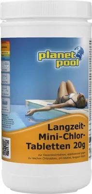 A woman relaxing by a swimming pool, with a product container in the foreground.