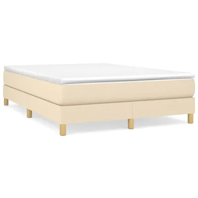 Produktbild von Boxspringbettgestell Creme 140x200 cm Stoff