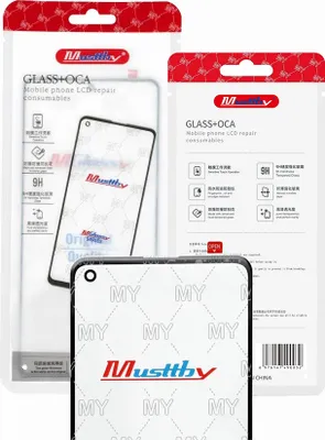 Produktbild von MUSTTBY Displayglas mit OCA Kleber für Samsung Galaxy A21s SM-A217