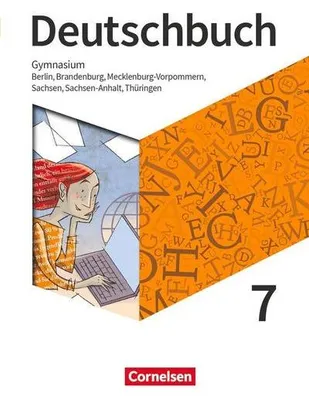 Immagine prodotto di Deutschbuch Gymnasium 7. Schuljahr - Berlin, Brandenburg, Mecklenburg-Vorpommern, Sachsen, Sachsen-Anhalt und Thüringen - Schülerbuch