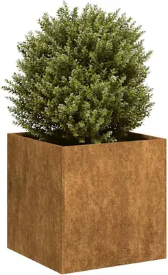 Produktbild von Design Pflanzkübel Rostig 40x40x40 cm Wetterfester Stahl - Beete 2025 Neu7176186 1parcel