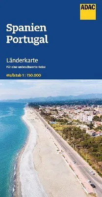 Produktbild von ADAC Länderkarte Spanien, Portugal 1:750.000
