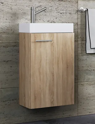 Produktbild von VCM 2-tlg Set | Waschplatz für Gäste WC | Gästebad | Waschtisch | Badezimmer Set - Slito