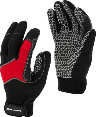 Obrázok produktu pre Antireibungshandschuhe Schwarz-Rot L281110P, Karte, "10", Ce, Lahti