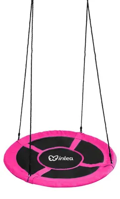 Obrázek produktu pro INLEA Závěsný houpací kruh 90 cm – růžový