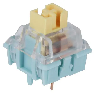 Immagine prodotto di Interruttori lineari Epomaker Sea Salt Normal - Interruttori per tastiera da gioco meccanica 35 pezzi (5 pin, MX Stem, )