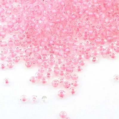Produktbild von Rocailles Glasperlen 3mm, 3300 Stück, 8 Farben, für Schmuckherstellung