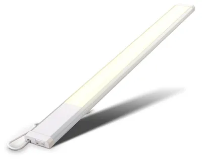 Image de B.K.Licht réglette LED, platine LED 10W intégrée, 1100 Lumen, longueur 57,5cm, blanc chaud 3000K, IP20, éclairage cuisine atelier plan de travail