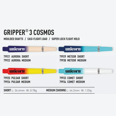 Produktbild von Unicorn Gripper 3 Cosmos Shafts, Variante:M / Meteor