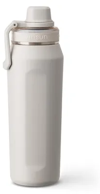 Edelstahl-Trinkflasche 750 ml Beige, auslaufsicher, BPA-frei