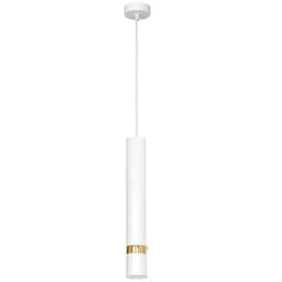 Produktbild von LUMINEX lampe Beleuchtung Hängelampe Reno Weiss/golden 1