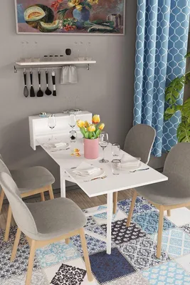 Obrázek produktu pro Skládací nástěnný stůl - Moderní - Tmavý ořech - 133x64,5x72 cm