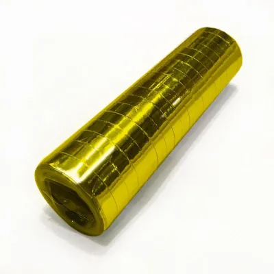 Produktbild von Glitzer Luftschlangen gold metallic