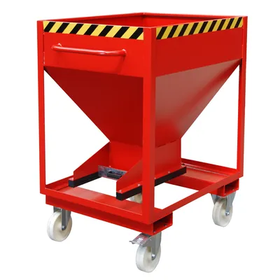 Produktbild von Bauer Silobehälter SRE-D 375, lackiert, Feuerrot