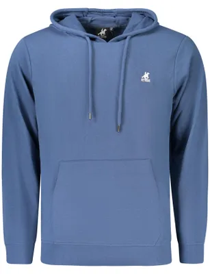 Produktbild von Herren Kapuzen-Sweatshirt Blau: Bequemes Design mit Känguru-Tasche
