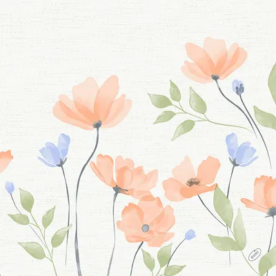 Produktbild von DUNI Servietten Bunny Bloom 60 Stck. 40x40 3lg. Frühling Deko Tisch