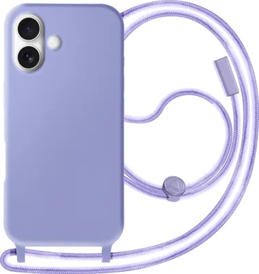 Produktbild von Avizar, Halbsteife Soft Touch Kettenhülle für Apple iPhone 16, Lavendel
