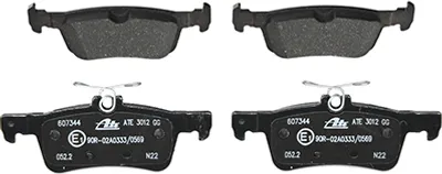 Produktbild von ATE Bremsbeläge Satz Hinten für FORD Fiesta Mk7 Schrägheck 13.0460-7344.2