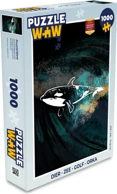 Obrázek produktu pro MuchoWow MuchoWow® Puzzle 1000 ks Zvíře - Moře - Záliv - Kosatka