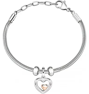Produktbild von Bicolor Heart Bracelet Drops SCZ1096