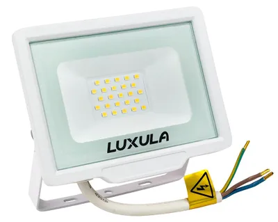 Obrázok produktu pre LUXULA LED reflektor, 20 W, 4000 K (neutrálna biela), biela, IP65