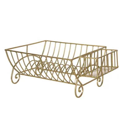 Produktbild von Clayre & Eef Trocknungsgestell 42x29x17 cm Goldfarbig Eisen