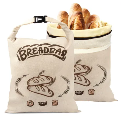Produktbild von Bienenwachs Brotbeutel – Groß, Wiederverwendbar und Waschbar