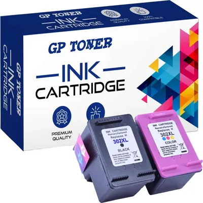 Zdjęcie produktu dla 2x Tusze do HP 302XL DeskJet 1110 2130 3630 3630 2134 Envy 4520 4525