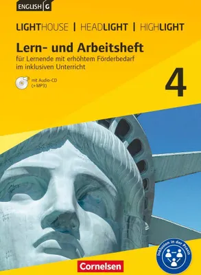 Produktbild von English G Lighthouse / English G Headlight / English G Highlight 04: 8. Schuljahr. Lern- und Arbeitsheft für Lernende mit erhöhtem Förderbedarf im inklusiven Unterricht